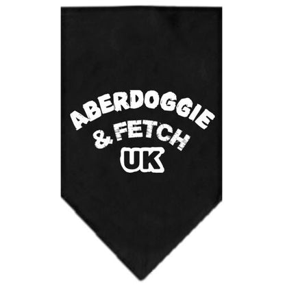 Pet and Dog Bandana Screen Printed, "Aberdoggie & Fetch UK"