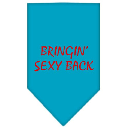 Pet and Dog Bandana Screen Printed, "Bringin Sexy Back"