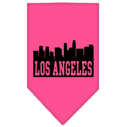 Pet and Dog Bandana Screen Printed, "Los Angeles Skyline"