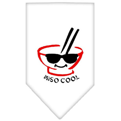 Pet and Dog Bandana Screen Printed, "Miso Cool"