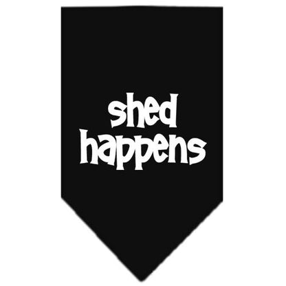 Pet and Dog Bandana Screen Printed, "Shed Happens"