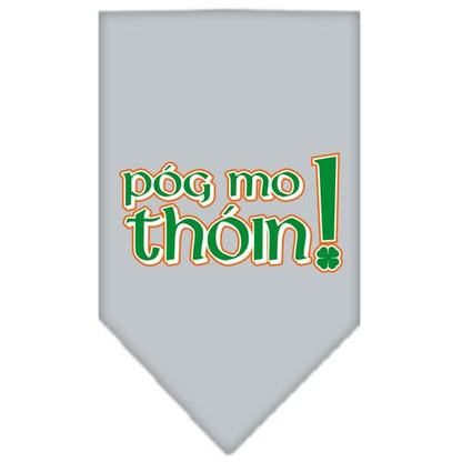 Pet and Dog Bandana Screen Printed, "Pog Mo Thoin"