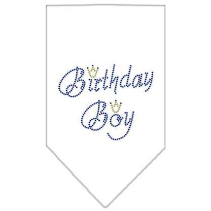 Pet and Dog Bandana Rhinestone, "Birthday Boy"