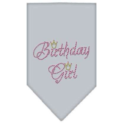 Pet and Dog Bandana Rhinestone, "Birthday Girl"