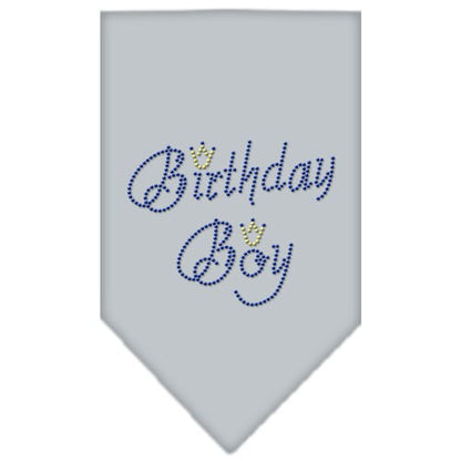 Pet and Dog Bandana Rhinestone, "Birthday Boy"