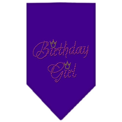 Pet and Dog Bandana Rhinestone, "Birthday Girl"