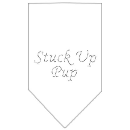 Pet and Dog Bandana Rhinestone, "Stuck Up Pup"