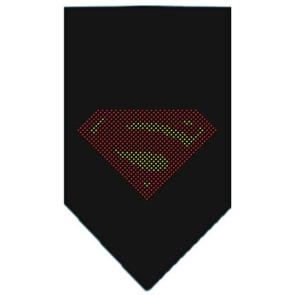 Pet and Dog Bandana Rhinestone, "Super"