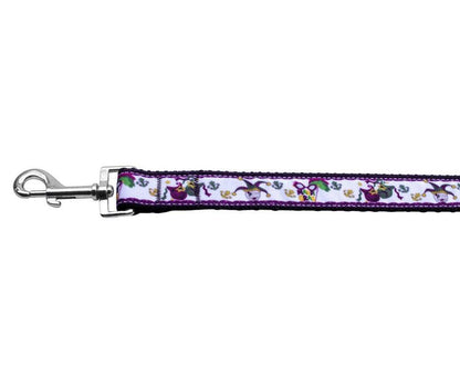 Pet Dog & Cat Nylon Collar or Leash, "Mardi Gras"