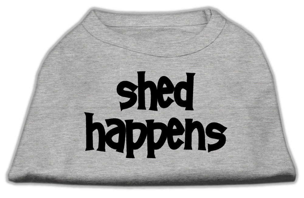 Pet Dog & Cat Shirt Screen Printed, "Shed Happens"