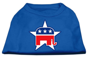 Pet Dog & Cat Shirt Screen Printed, "Republican"