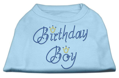 Pet Dog & Cat Shirt Rhinestone, "Birthday Boy"