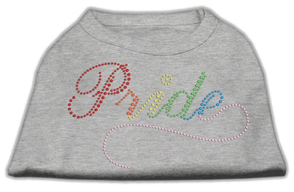 Pet Dog & Cat Shirt Rhinestone, "Rainbow Pride"