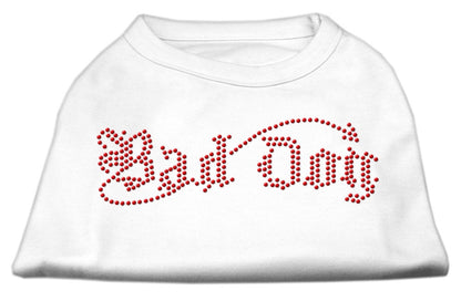 Pet Dog & Cat Shirt Rhinestone, "Bad Dog"