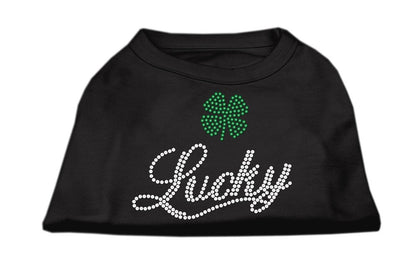 Pet Dog & Cat Shirt Rhinestone, "Lucky"