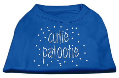 Pet Dog & Cat Shirt Rhinestone, "Cutie Patootie"