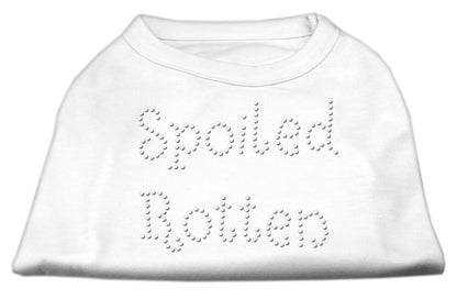 Pet Dog & Cat Shirt Rhinestone, "Spoiled Rotten"