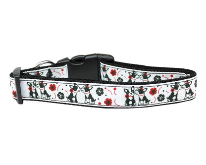 Pet Dog & Cat Nylon Collar or Leash, "French Love"