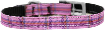 Pet Dog & Cat Nylon Collar or Leash, "Plaids"