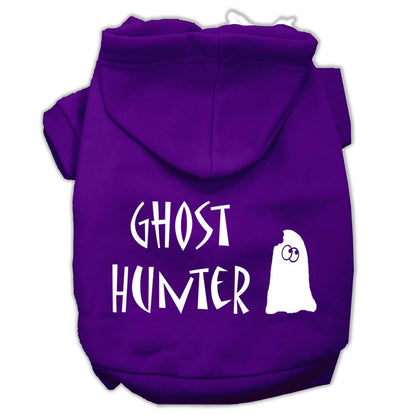 Halloween Pet, Dog & Cat Hoodie Screen Printed, "Ghost Hunter"