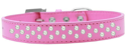 Dog, Puppy & Pet Fashion  Collar, "Pearl Rimsets Sprinkles"