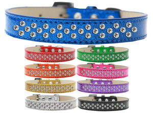 Dog, Puppy & Pet Ice Cream  Collar, "Clear Crystal Rimsets Sprinkles"