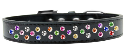 Dog, Puppy & Pet Fashion Collar, "Confetti Crystal Rimsets Sprinkles"