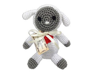 Knit Knacks Organic Cotton Pet, Dog & Cat Toy, &quot;Fleece The Lamb&quot;