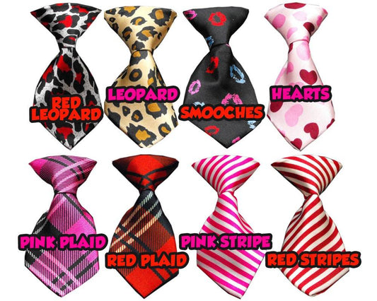 Pet, Dog & Cat Neck Ties, "Valentine's" *Available in 8 different print options!*